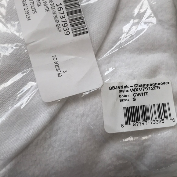 NEW Wildfox Champagneover V Neck Knit Pullover - Picture 3 of 4